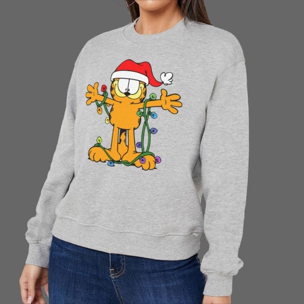Majica ili Hoodie Garfield Santa 1