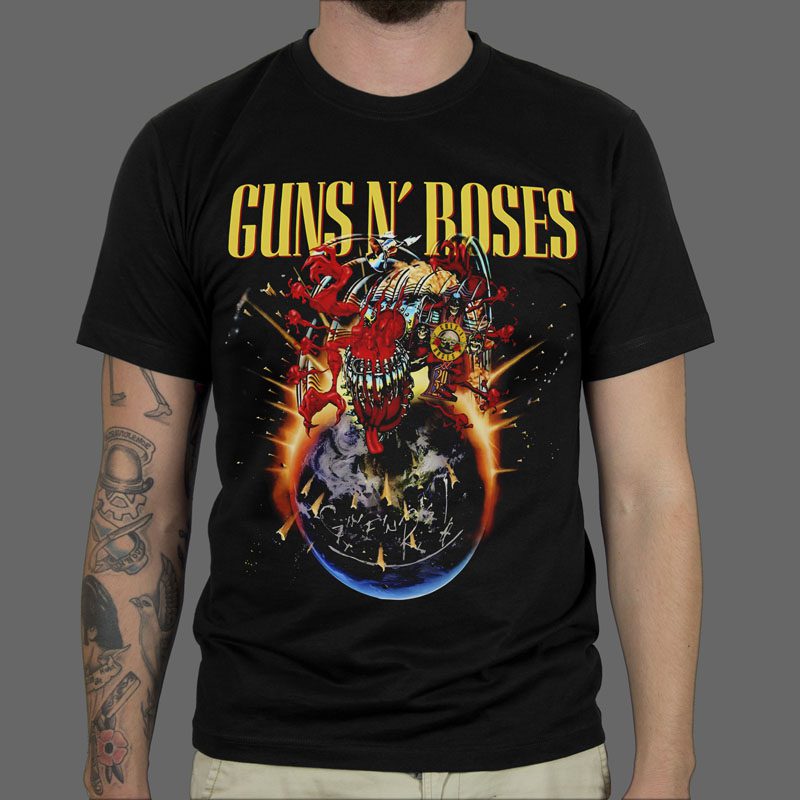 Guns N' Roses Maglietta Ufficiale Uomo – Firepower, Taglia XL